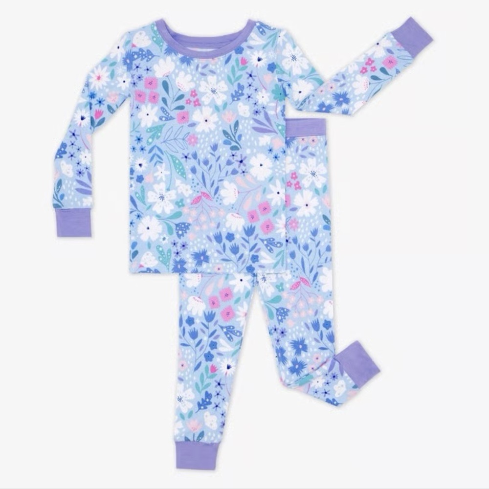 NWT Little Sleepies 3T Magical Meadows Two Piece